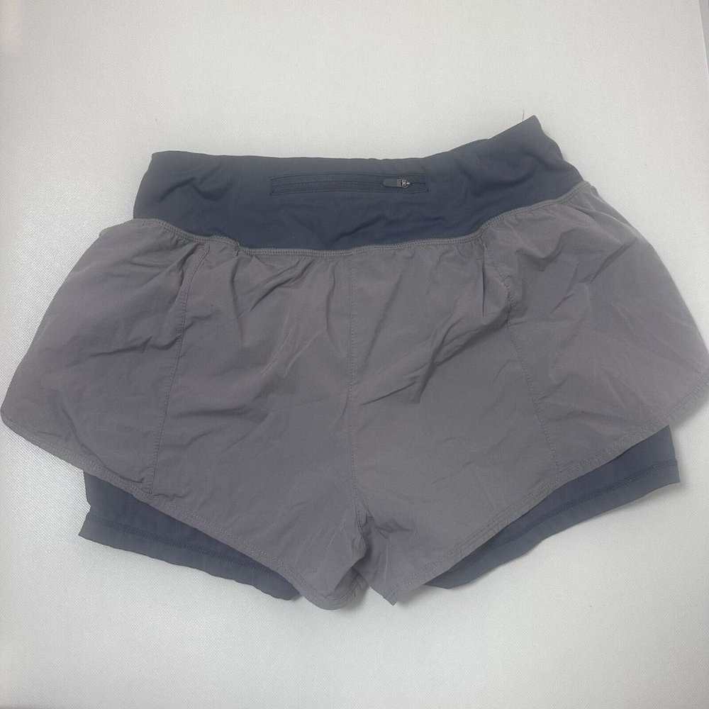 Soothfeel Shorts Womens Medium Gray Running Workout Athletic Biker Yoga Gym - Picture 2 of 8